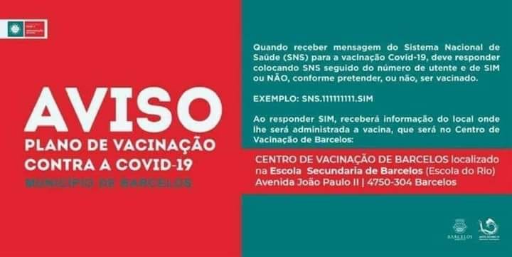 Vacinação COVID 19 - Alerta