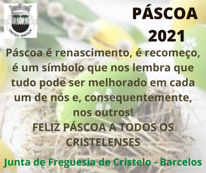 Páscoa Feliz 2021