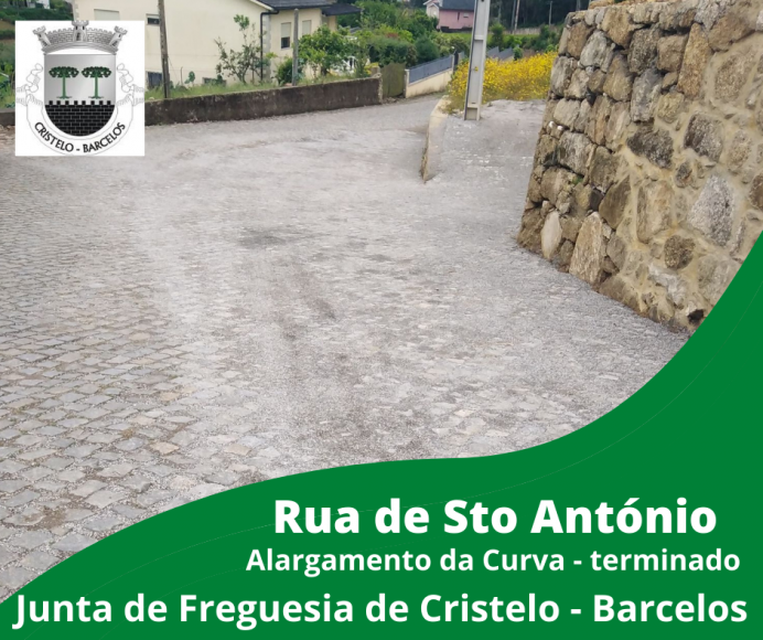 Rua de Sto António - curva