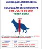 Aviso - Vacinação Antirrábica e Colocação de Microships